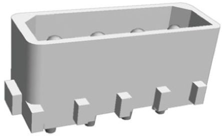 TE Connectivity - 794236-1 - TE Connectivity Commercial MATE-N-LOK 系列 4路 5.08mm节距 直 PCB 针座 794236-1, 焊接端接, 13A, 通孔		