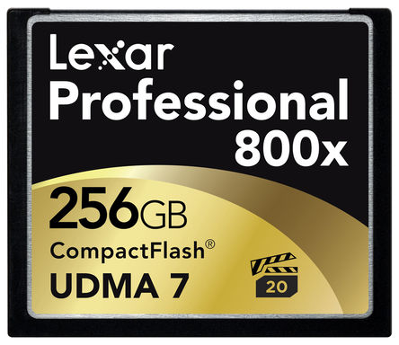 Lexar - LCF256CRBEU800 - Lexar רҵ 256 GB CF 		