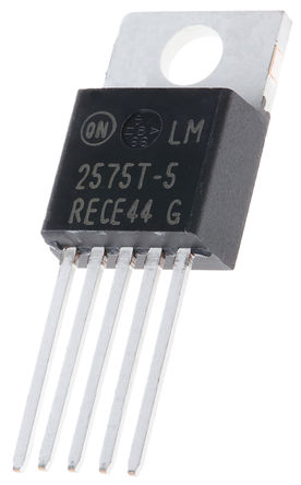 ON Semiconductor - LM2575T-5G - ON Semiconductor LM2575T-5G ѹ ѹ, 4.75  40 V, 1A, 4.75  5.25 V, 52 kHz߿Ƶ, 5 TO-220װ		