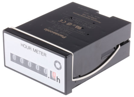 Panasonic - TH634CEJ - Panasonic 0 → 99999.9 小时计数器 TH634CEJ, 电压输入		