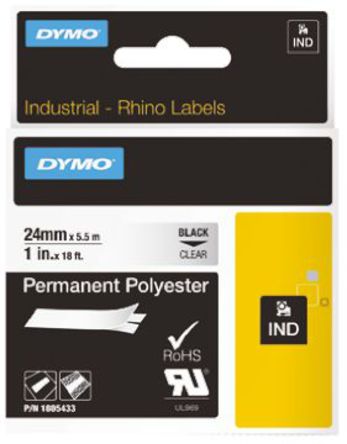 Dymo - 1805433 - DYMO 1805433 ͸ ɫ ǩӡ, Rhino 6000, Rhino 6500ͺŴӡ		