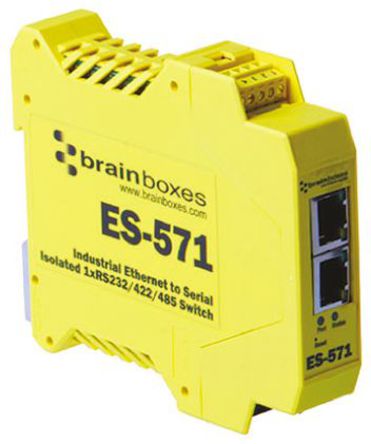 Brainboxes - ES-571 - Brainboxes ES-571 RS-485RS-422RS-232 ̫ýת, ʹ̫, 2 x, Linux, Windows		