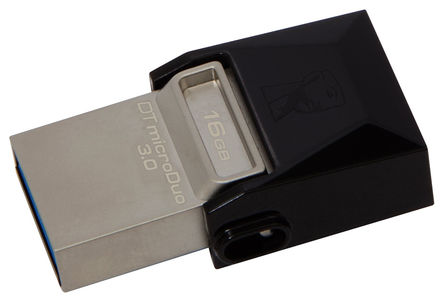 Kingston - DTDUO3/16GB - Kingston DataTraveler MicroDuo 16 GB USB 3.0 U		