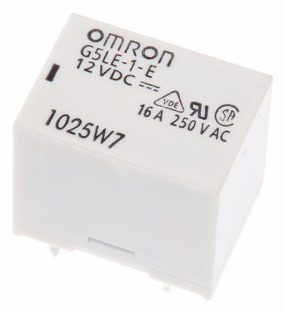 Omron - G5LE-1-E DC12 - Omron G5LE-1-E DC12 ˫ PCB װ Ǳ̵, 12V dc		