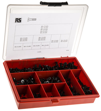 RS Pro - DIN 7991 KIT - RS Pro 455  ƫƽ ݶ/˨׼ DIN 7991, 6  30mm, M3, M4, M5, M6		
