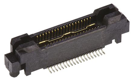 TE Connectivity - 5767007-8 - TE Connectivity MICTOR ϵ 38· 2.54/0.64mmھ (2) ֱ PCB  5767007-8, Ӷ˽, 1A, 氲װ		