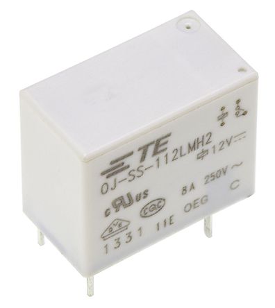 TE Connectivity - OJ-SS-112LMH2,005 - TE Connectivity OJ-SS-112LMH2,005  PCB װ Ǳ̵, 8 A, 12V dc		