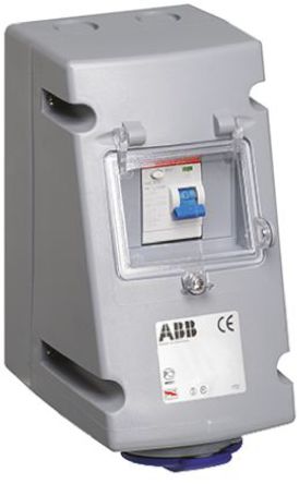 ABB - 2CMA168283R1000 - 232RPR6 - ABB Critical & Safe ϵ ɫ 2P+E RCD 氲װ  2CMA168283R1000 - 232RPR6, 32A, 200  250 V, IP44		