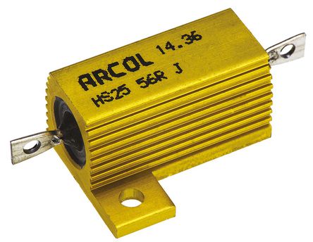 Arcol - HS25 56R J - Arcol HS25 ϵ HS25 56R J 25W 56 5%  尲װ̶ֵ, Ӷ, Ƿװ		