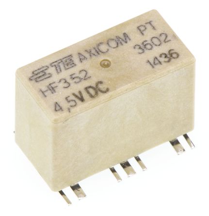 TE Connectivity - HF3-52 - TE Connectivity 单刀双掷 PCB 射频继电器 HF3-52, 3GHz, 4.5V dc		