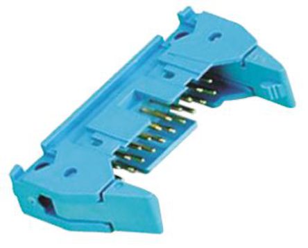 TE Connectivity - 1761686-3 - TE Connectivity AMP-LATCH ϵ�� 10· 2.54mm�ھ� (2��) ֱ PCB ���� 1761686-3, ���Ӷ˽�, 1A, ͨ��		