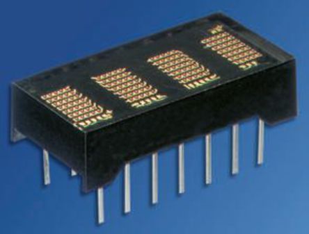 OSRAM Opto Semiconductors - SLY2016 - Osram Opto 4ַ ĸ 7 x 5 ɫ LED ʾ SLY2016, 0.06 mcd/, 4.6mmַ, ͨװװ		