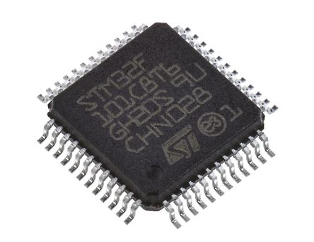 STMicroelectronics - STM32F101C8T6 - STMicroelectronics STM32F ϵ 32 bit ARM Cortex M3 MCU STM32F101C8T6, 36MHz, 64 kB ROM , 10 kB RAM, LQFP-48		