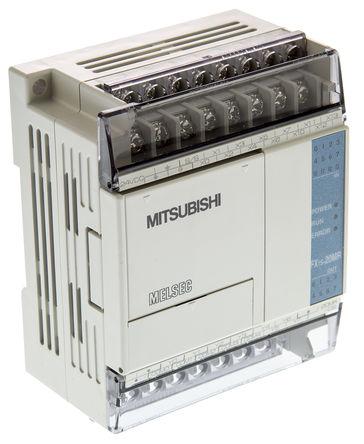 Mitsubishi - FX1S-20MR-DS - Mitsubishi FX1S ϵ PLC CPU FX1S-20MR-DS, 2000 , 20 I/O ˿, DIN찲װ, 24 V ֱ		