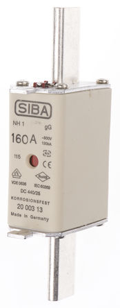 SIBA - 20-003-13/160A - SIBA 160A 1 NH gG ĺʽ۶ 20-003-13/160A, IEC 60269-2-1׼		