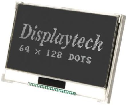 Displaytech - 64128M GC BW-3 - Displaytech ͸ ͼ LCD ɫʾ 64128M GC BW-3, LED, 128 x 64pixels		