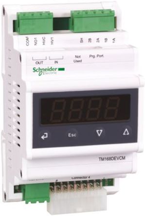 Schneider Electric - TM168DEVCM - Schneider Electric TM168 ϵ PLC /ģ TM168DEVCM, 1 x I/O, 5 A, 230 V, 70 x 61 x 158 mm		