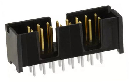 TE Connectivity - 103309-3 - TE Connectivity AMP-LATCH ϵ�� 16· 2.54mm�ھ� (2��) ֱ PCB ���� 103309-3, ���Ӷ˽�, 1A, ͨ��		