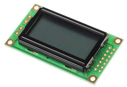 Powertip - PC0802ARS-A - Powertip ʽ ĸ LCD ɫʾ PC0802ARS-A, 28ַ, 8λ ӿ		