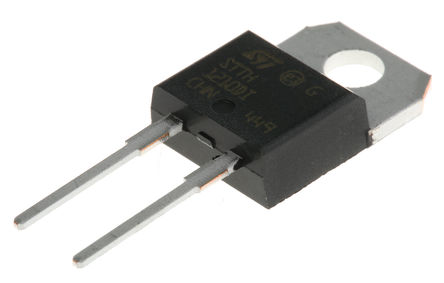 STMicroelectronics - STTH1210DI - STMicroelectronics STTH1210DI  , Io=12A, Vrev=1000V, 48ns, 2 TO-220Fװ		