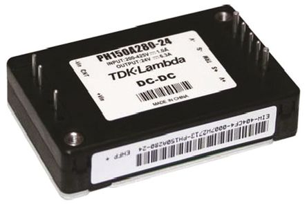 TDK-Lambda - PH-150A-280-12 - TDK-Lambda 150W ʽֱ-ֱת PH-150A-280-12, 200  425 V ֱ, 12V, 12.5A, 500V dcѹ, 88%Ч, 1/4 שװ		