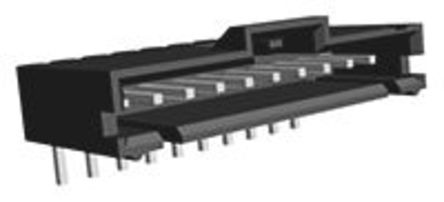 TE Connectivity - 5-103634-9 - TE Connectivity AMPMODU MTE ϵ 10· 2.54mmھ (1) ֱ PCB  5-103634-9, Ӷ˽, 3A, ͨ		