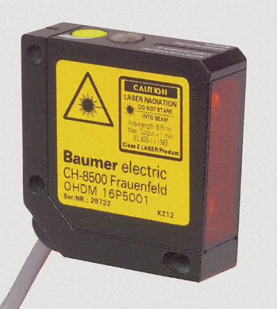 Baumer - OHDM 16P5001 - Baumer OHDM 16P ϵ 25  300 mm  Դ ״  紫 OHDM 16P5001, PNP, , IP67		