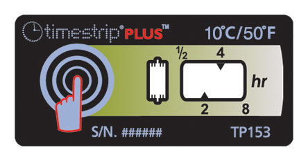 Timestrip - TP153 - Timestrip 10C ¶ȱǩָʾ TP153, 40 x 19mm		