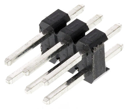 HARWIN - M20-9980346 - HARWIN M20 系列 6路 2.54mm节距 (2排) 直 引脚管座 M20-9980346, 焊接端接, 3A, 通孔		