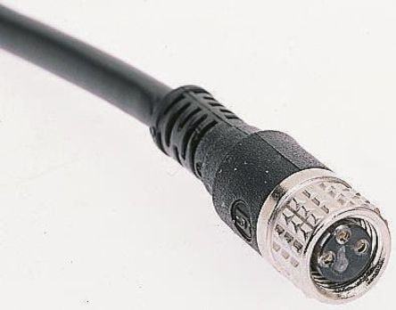 Hirschmann - 934 555-001 - Connector,circular,cable,jumper,M8,PVC,straight socket,3 way		