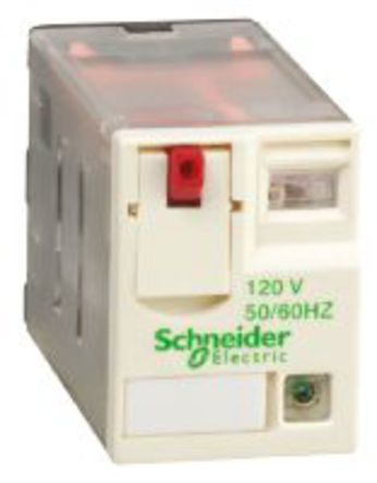 Schneider Electric - RXM4AB2F7 - Schneider Electric RXM4AB2F7 4 ˫ ʽ Ǳ̵, 8 A, 120V ac		
