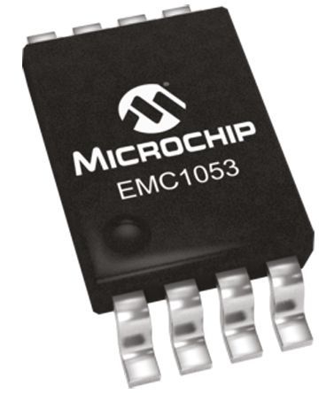 Microchip - EMC1053-1-ACZL-TR - Microchip EMC1053-1-ACZL-TR ¶ȴ, 3Cȷ, SMBusӿ, 3  3.6 VԴ, -40  +125 C¶, 8 MSOPװ		