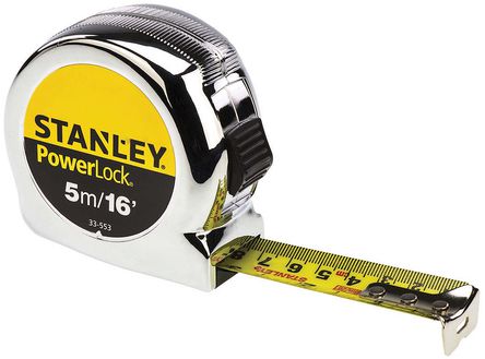 Stanley - 0-33-553 - Stanley PowerLock ϵ 5m Ӣƺ͹  0-33-553, 19mm, Ƹ ABS		