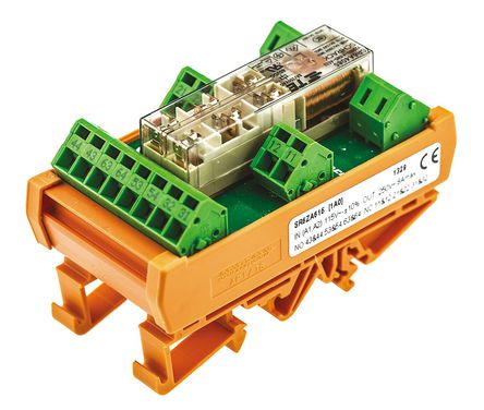 TE Connectivity - SR6ZA615 - TE Connectivity SR6ZA615 3 ˫ DIN Rail Ǳ̵, 115V dc		