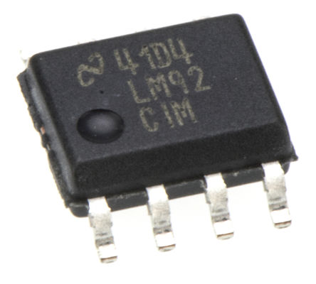 Texas Instruments - LM92CIM/NOPB - Texas Instruments LM92CIM/NOPB, 12+λ ¶ȴ, 1.5Cȷ, I2CSMBusӿ, 2.7  5.5 VԴ, -55  +150 C¶		