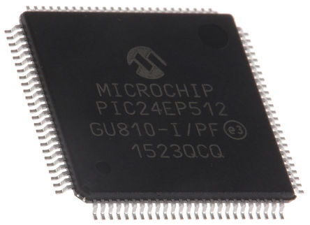 Microchip PIC24EP512GU810-I/PF