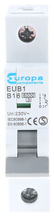 Europa - EUB116B - Europa EU EUB ϵ 16A 1 B סլ MCB		