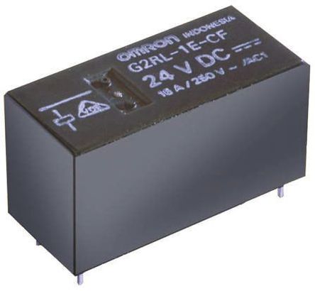 Omron - G2RL1ACF48DC - Omron G2RL1ACF48DC 单极常开 PCB 安装 非闭锁继电器, 48V dc		