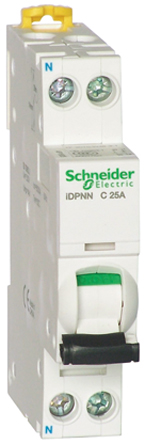 Schneider Electric - A9P18616 - Schneider Electric Acti 9 iDPN ϵ 1 + N 16 A MCB A9P18616, 6 kA Ͽ, C բ		