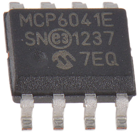 Microchip - MCP6041-E/SN - Microchip MCP6041-E/SN Ŵ, 14kHz, 1.4  6 VԴѹ, , 8 SOICװ		
