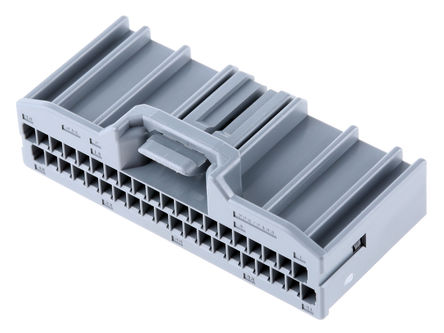 JAE - MX34040SF1 - JAE 2行 40路 电缆安装 灰色 母 插座外壳 MX34040SF1		