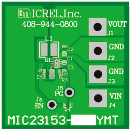 Micrel - MIC23153YMT EV - Evaluation Board for MIC23153YMT		