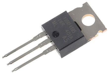 Infineon - AUIRF4905 - Infineon HEXFET ϵ Si P MOSFET AUIRF4905, 74 A, Vds=55 V, 3 TO-220ABװ		