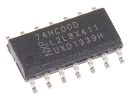 Nexperia - 74HC00D - NXP 74HC00D 4 2 NAND ߼, 5.2mA, 2  6 VԴ, 14 SOICװ		