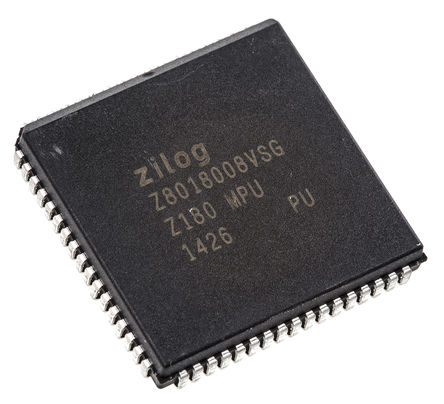 Zilog - Z8018008VSG - Z180ϵ Z80 8bit ΢ Z8018008VSG, CISC, 8MHz, 68 PLCCװ		