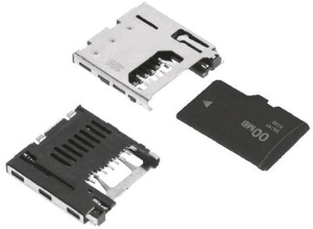 3M - 2908-05WB-MG - 3M 1.1mmھ 8 ֱ  SMT MicroSD ͷ 2908-05WB-MG, Ӷ˽		