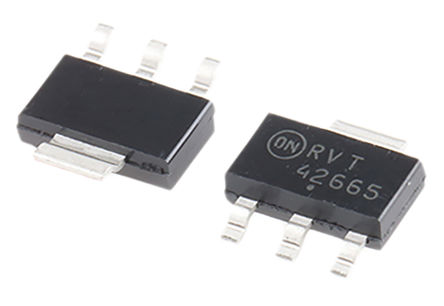 ON Semiconductor - NCV4266ST50T3G - ON Semiconductor NCV4 ϵ NCV4266ST50T3G ѹ, 5.5  40 V, 5 V, 2%ȷ, 150mA, 3+Tab SOT-223		