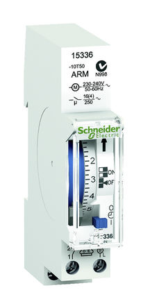 Schneider Electric - 15336 - Schneider Electric 1ͨ DIN 쿪 15336, Сʱλ, 230 V Դ		