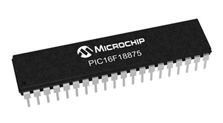 Microchip - PIC16F18875-I/P - Microchip PIC16LF ϵ 8 bit PIC16F MCU PIC16F18875-I/P, 32MHz, 14 kB ROM , 1024 B RAM, PDIP-40		