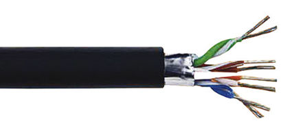 Alpha Wire - 25484 BK005 - Alpha Wire Xtra-Guard? 2 ϵ 30m 4 о  ۰ PUR  ҵ 25484 BK005, 300 V, 0.35 mm2 , -30  +90 C		